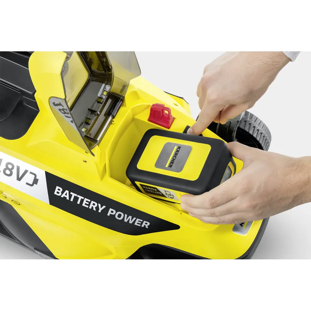 Газонокосилка аккумуляторная Karcher LMO Battery 18-33 18 В 33 см 0x5 Ач АКБ и ЗУ входит в комплект 84771694 STLM-2172564  - Вид №6