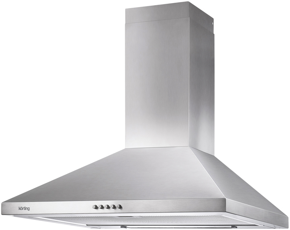 KHC 5431 X Вытяжки / каминная, 50 см, 400 м3/ч, механическое управление, 4 режима, нержавеющая сталь Korting Santreyd  - Вид №1