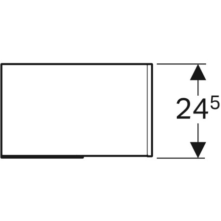 500.569.JI.1 Полка Geberit Citterio с зеркалом Geberit  - Вид №2