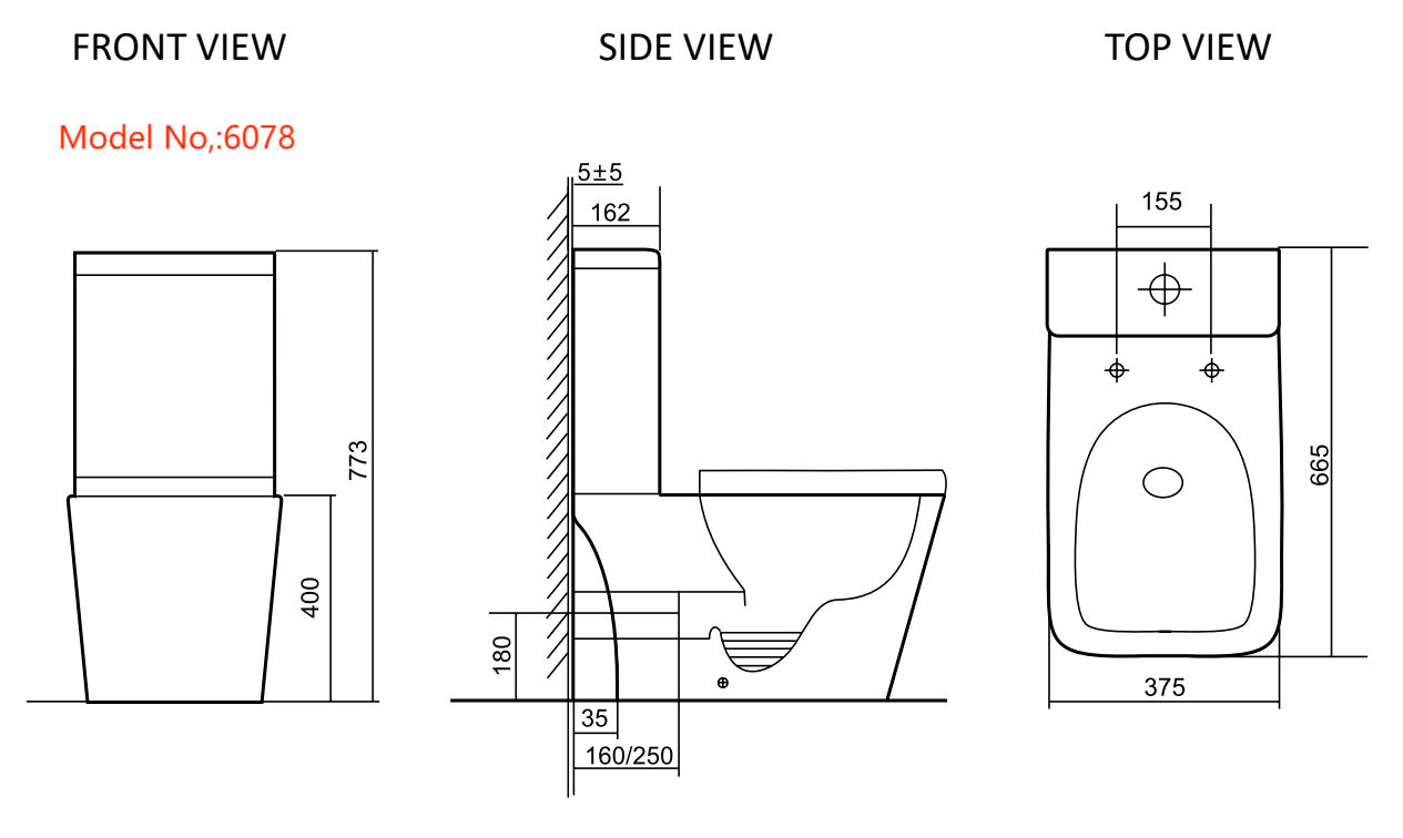 Унитазы-компакт SL-5024 SANTILINE  - Вид №1
