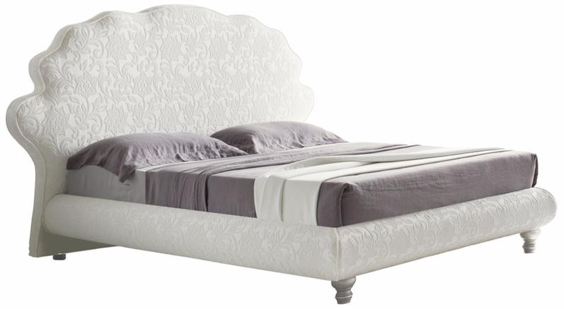 Felis Мягкая двуспальная кровать в классическом стиле тканью Bed stories sun-id-1471311 - Вид №3