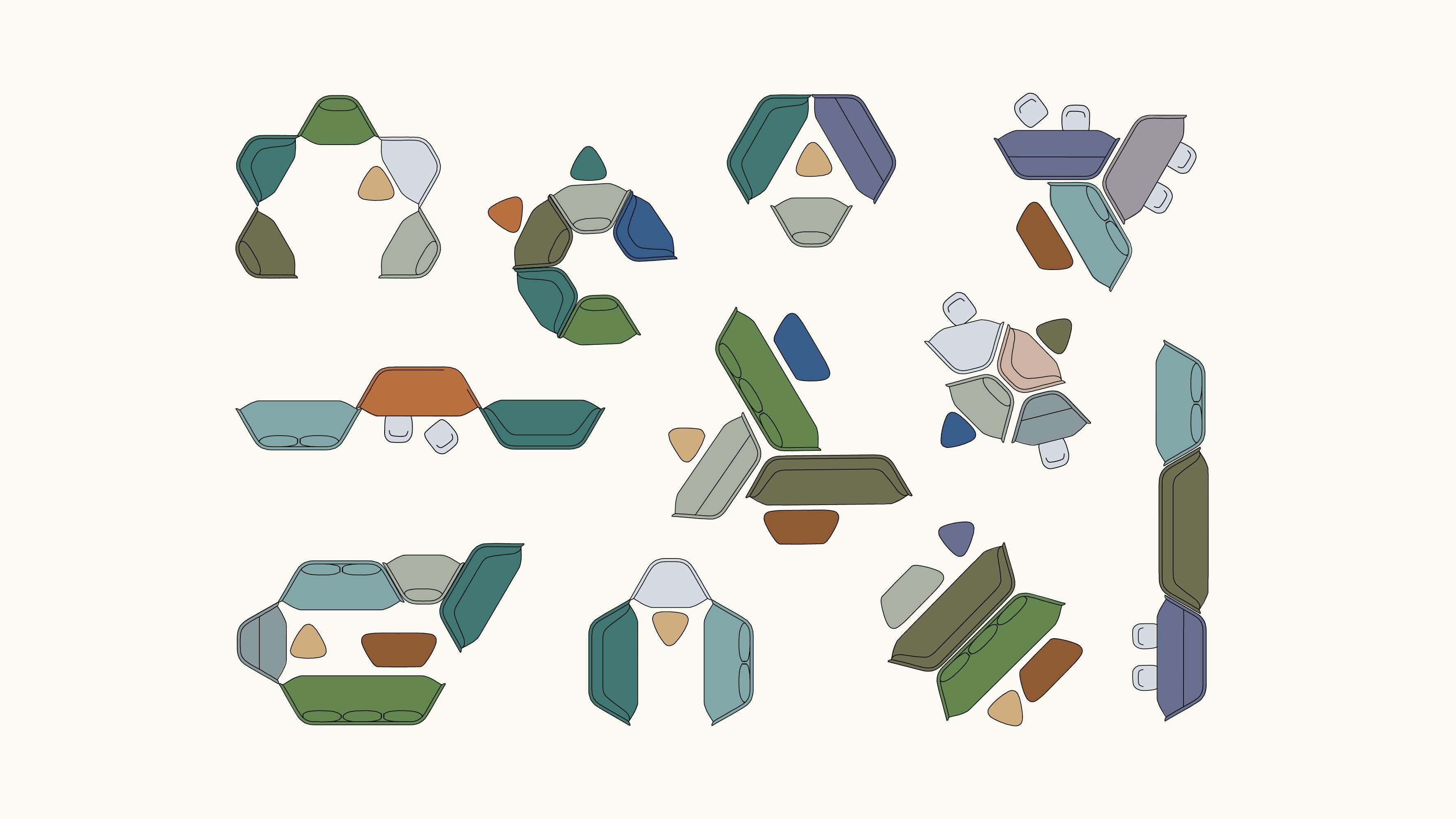 Тканевое кресло с высокой спинкой Andreu World IN OUT OFFICE SF2251 ARCH-00056944 - Вид №4