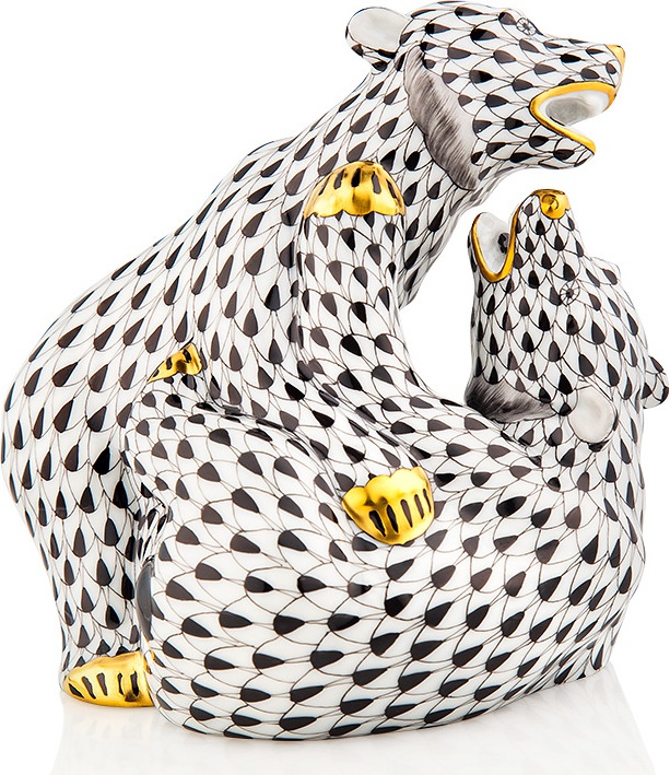 10623465 Herend Фигурка 11см "Медвежата" Фарфор 