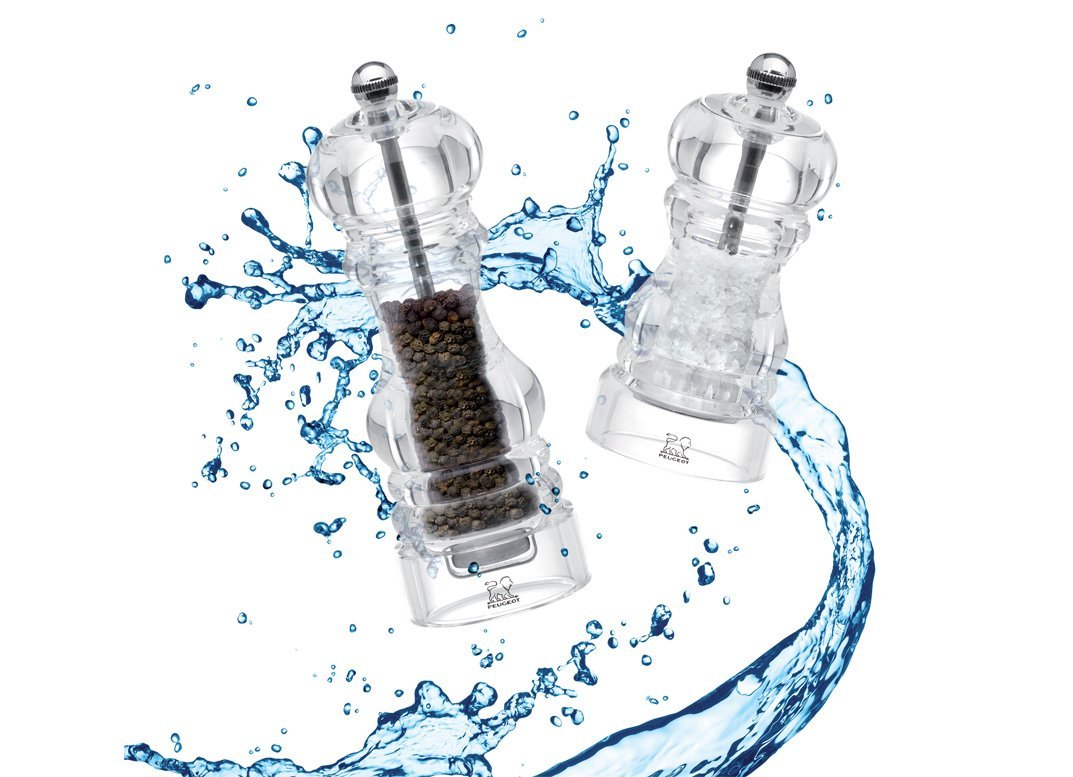 Мельницы акриловые для перца и соли прозрачные 18 см Nancy PEUGEOT ДИЗАЙНЕРСКИЕ 00-3952131 Прозрачный  - Вид №4