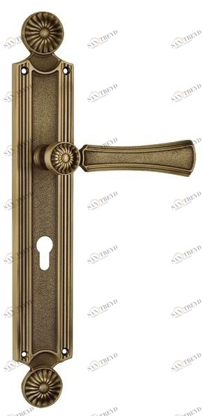 LINEA CALI' Латунная ручка Deco на пластине Daisy sun-id-1404973