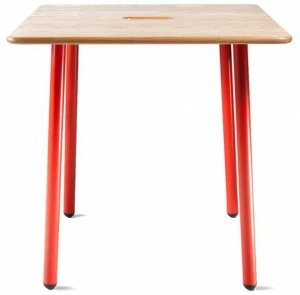 Deadgood Высокий квадратный стол из дуба Working girl Wg3st