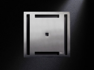 Слив для душа из матовой стали