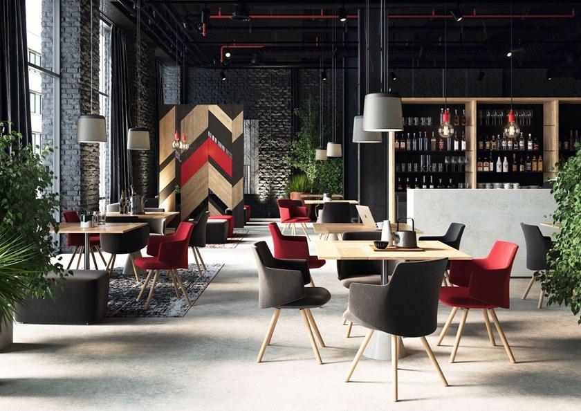 LD Seating Обтянутый кожей вращающийся офисный стул с подлокотниками Melody meeting 360 -fw-v - Вид №4