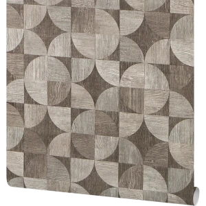 Обои флизелиновые A.S. Creation Metropolitan Stories коричневые 0.53 м 369132