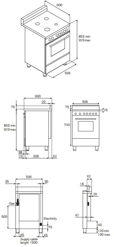 Bertazzoni Профессиональная отдельно стоящая кухня Prima by bertazzoni la germania sun-id-1354493 - Вид №2