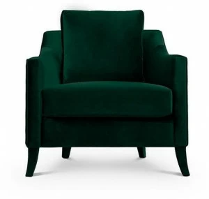 BRABBU Бархатное кресло с подлокотниками Como