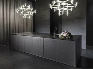RIFRA Кухня с черным бетонным островом One