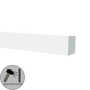 Молдинг настенный полистирол ударопрочный Decor-Dizayn DD611 белый 20x30x2000 мм 85377359 STLM-2010970