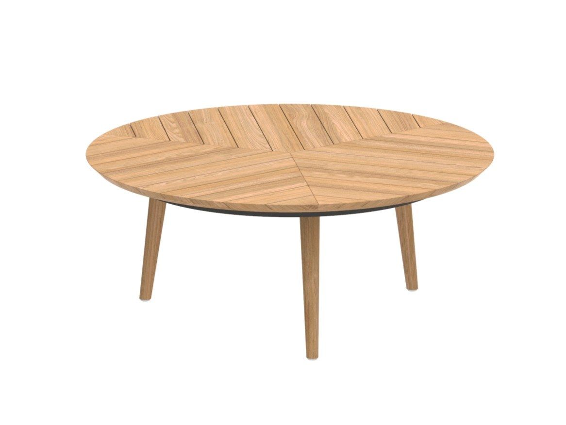 Круглый стол из тикового дерева Royal Botania Styletto ARCH-00141385 - Вид №8