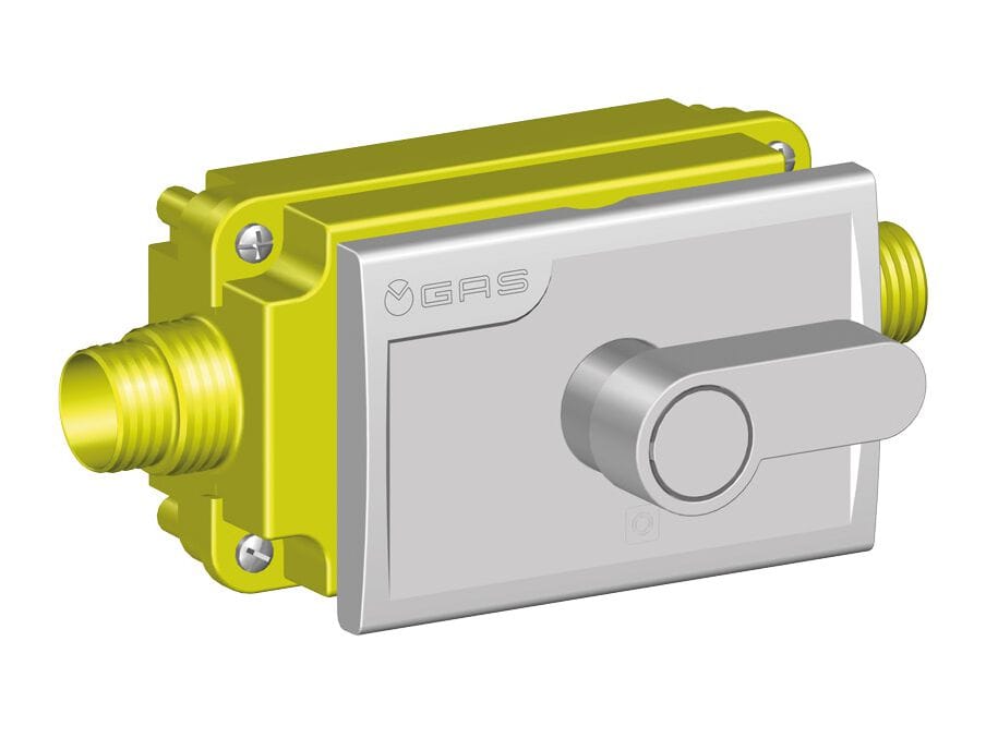 Утопленный газовый запорный кран с внешним рычагом TECO ARCH-00097173