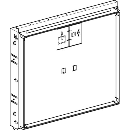 GEBERIT 461.454.00.1 Монтажная коробка Geberit GIS для зеркального шкафа Geberit ONE  - Вид №1