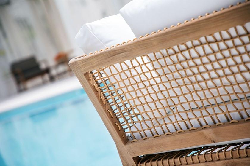 cbdesign Угловой модуль для модульного дивана из тика и веревки Vienna Tj 388 - Вид №5