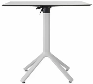 SCAB DESIGN Квадратный алюминиевый стол с откидной крышкой Nemo