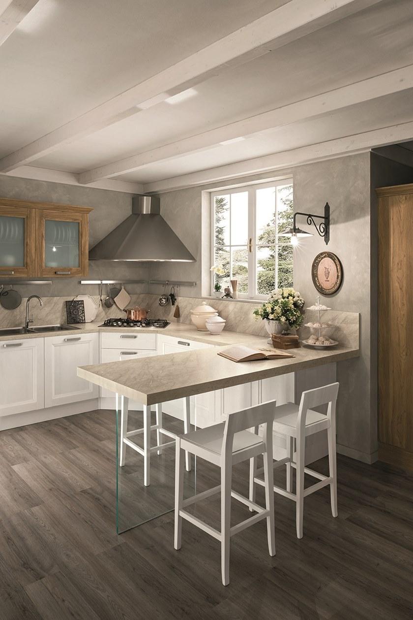 Febal Casa Модульная кухня с ручками с полуостровом sun-id-1464476 - Вид №2