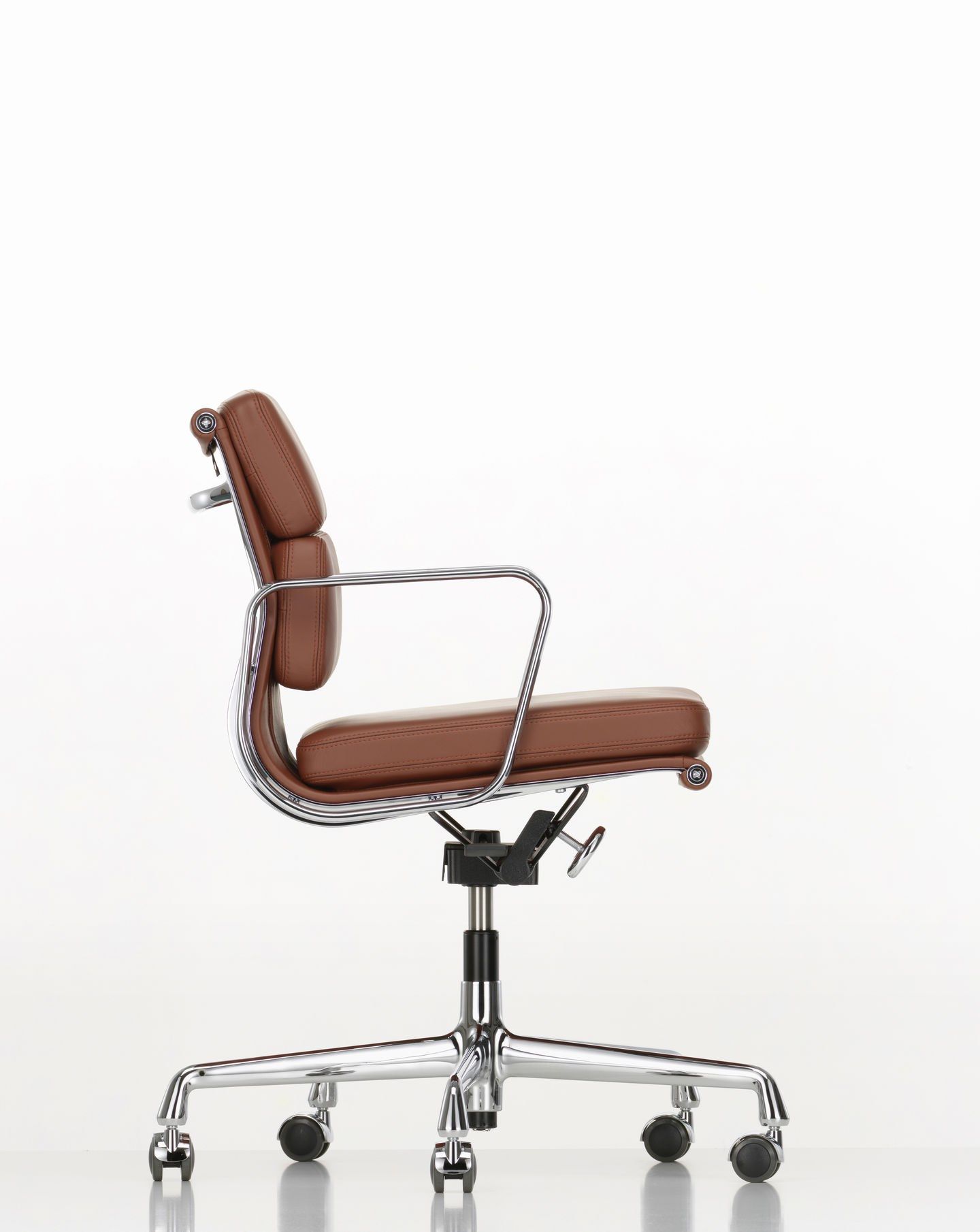 5 спиц подлокотник кожаный поворотный операционный офисный стул VITRA Eames Soft Pad Group ARCH-00124733 - Вид №22