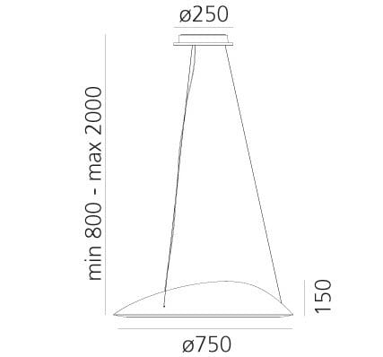 ПММА светодиодный подвесной светильник Artemide Ameluna ARCH-00096775 - Вид №4