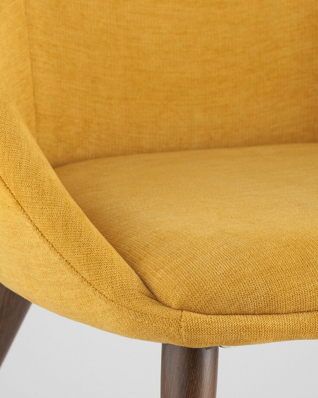 Стул со спинкой и подлокотниками желтый "Квини" STOOL GROUP ДИЗАЙНЕРСКИЕ, ИНТЕРЬЕРНЫЕ 00-3946218 Желтый  - Вид №8