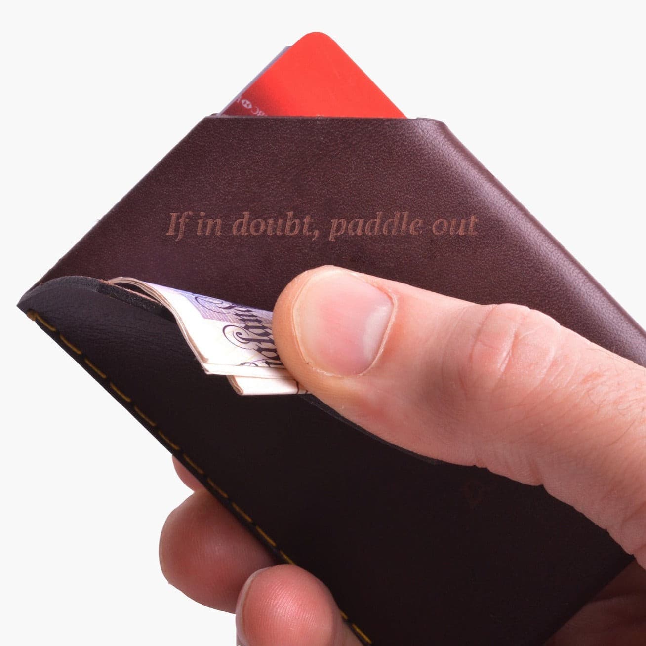 W101CHES Визитница - Каштан Wingback  - Вид №7