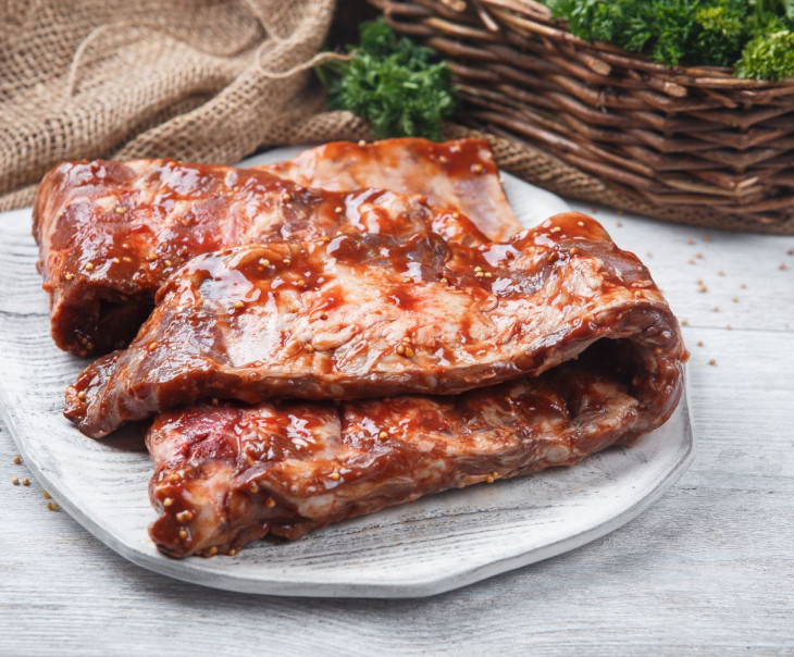 2954 Свиные ребрышки в маринаде барбекю Вкусляндия  - Вид №1