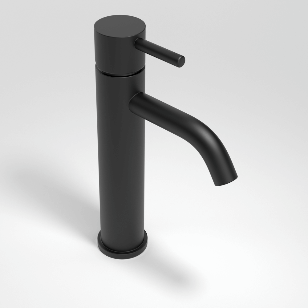 R376-N Моноблочный смеситель из нержавеющей стали с приподнятым корпусом Duten  - Вид №1