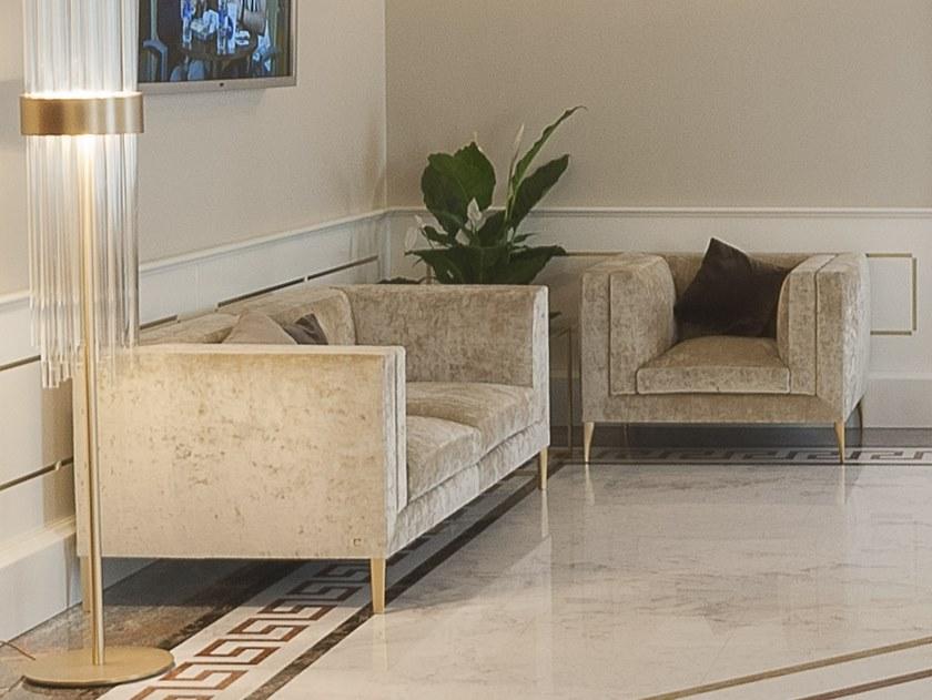 Paolo Castelli Бархатное кресло с подлокотниками Elegance sun-id-1361121 - Вид №4