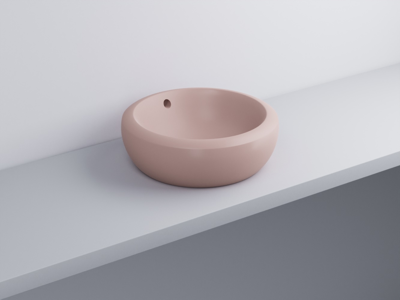 FLLA45-CP Раковина накладная прямоугольная 45 cielo Fluid Ceramica Cielo