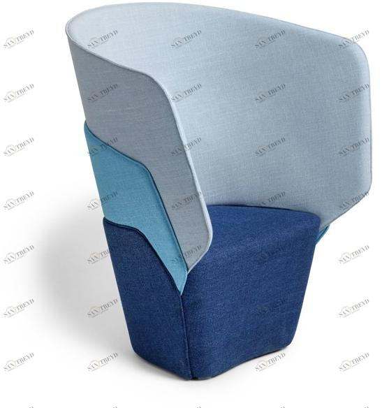 Offecct Кресло из ткани с подголовником sun-id-1431483