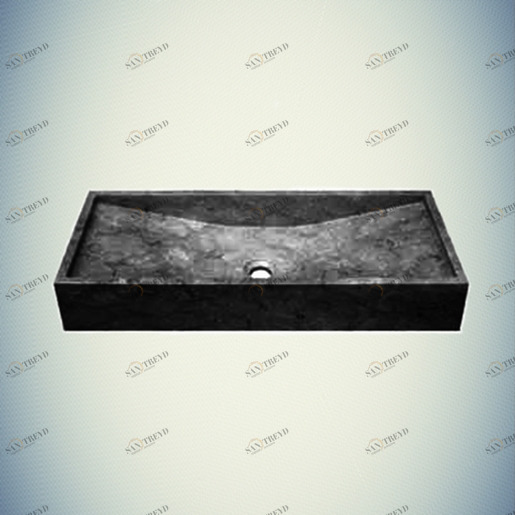 FLW007DK Накладная раковина на столешницу  овальная BATi BALi 