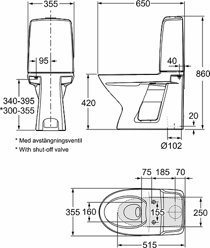 626008811010 Крышка сиденье для унитаза IFO  - Вид №3