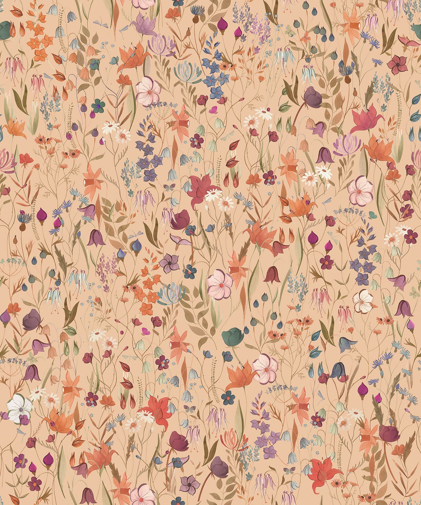 Обои с цветочными мотивами Jannelli&Volpi CAMPO FIORITO ARCH-00106947 - Вид №2