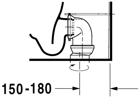 21420900002 Компакт унитаз с бачком Белый Duravit D-Code Германия - Вид №9
