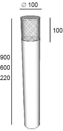 Terzo Light Алюминиевый столбиковый фонарь Tower C162. xx . xx - Вид №2