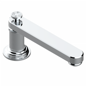 U9L-29SGIB Излив низкий СУПЕР ГОЛИАФ устанавливаемый на борту ванны с переключателем ¾ дюйма Thg-paris Grand central с металлическими ручками-рукоятками Хром