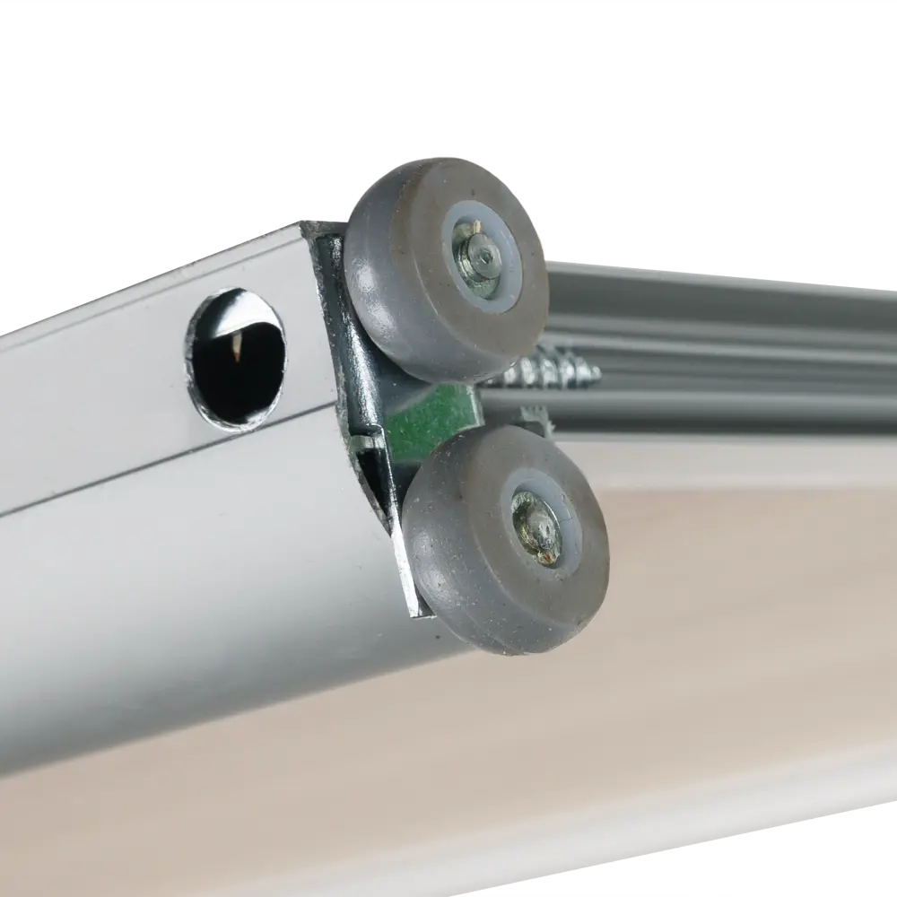 Дверь-купе Spaceo для шкафа 2555×704 мм в цвете дуб сонома/серебро 18833633 STLM-0013078 - Вид №2