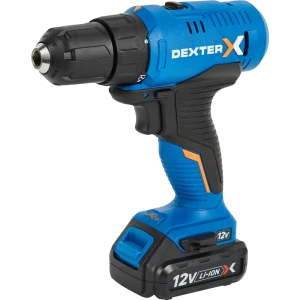 Дрель аккумуляторная Dexter 5, 12 В Li-ion 2x2 Ач 82630779 STLM-2167307