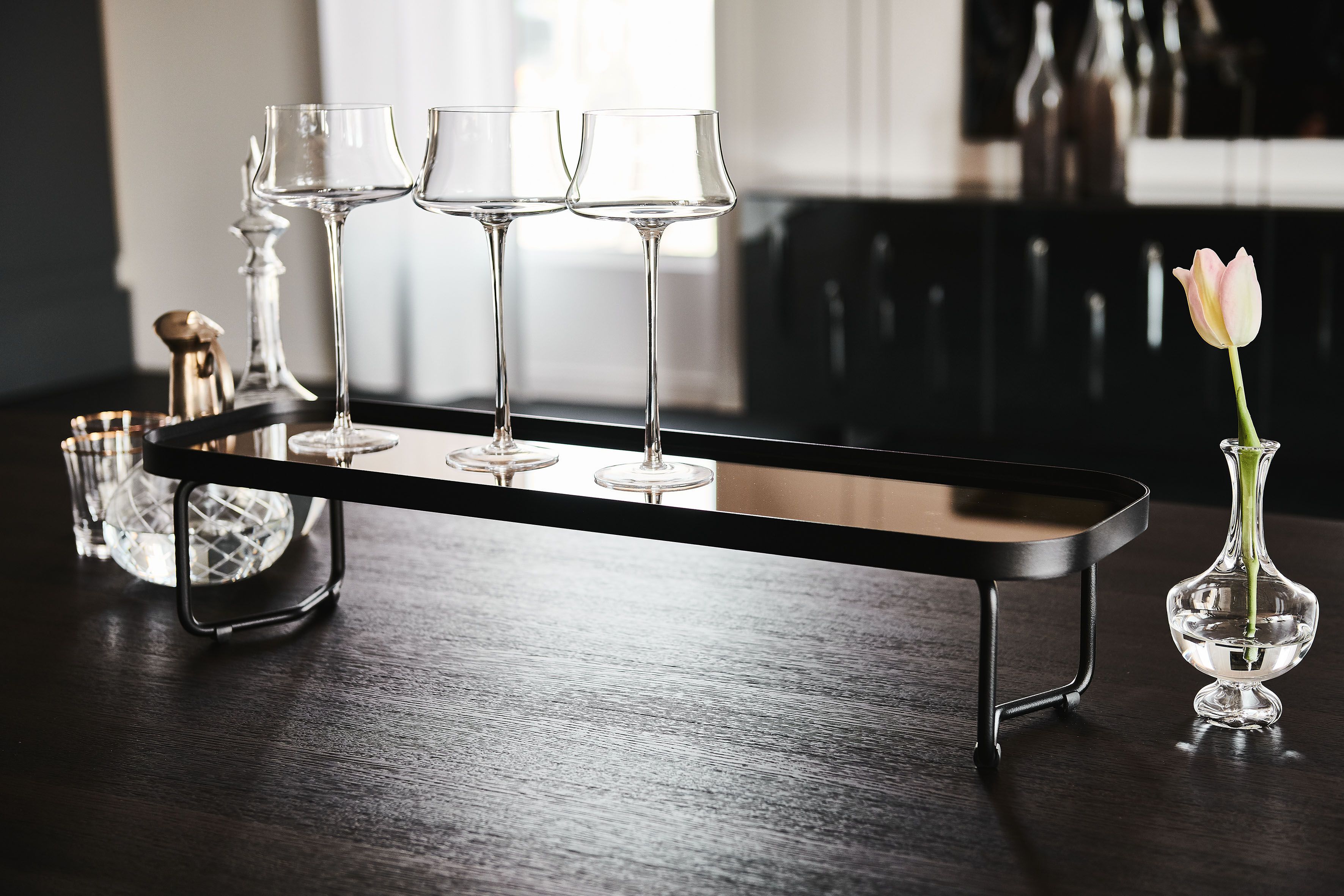 Квадратный металлический журнальный столик и зеркальный Хрустальный верх Cattelan italia BENNY ARCH-00037360 - Вид №2