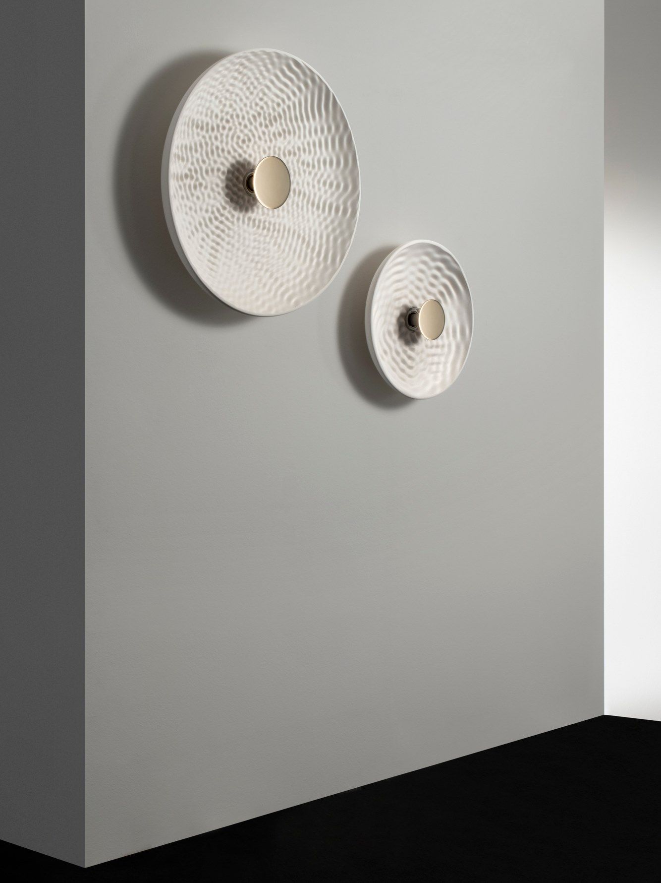 Светодиодный настенный светильник из штукатурки и латуни RADAR INTERIOR Pulse ARCH-00101364 - Вид №9