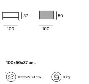 Прямоугольный садовый стол из тикового дерева Pilma Danout ARCH-00085046 - Вид №1