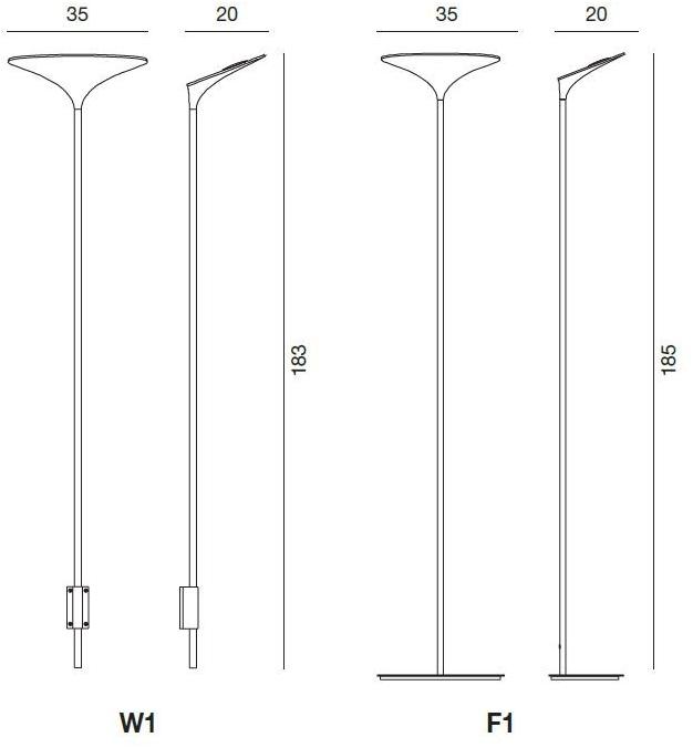 Rotaliana Настенный светильник из алюминия Sunset sun-id-1402624 - Вид №2