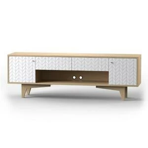 Тумба под ТВ Telly дуб, рисунок елка