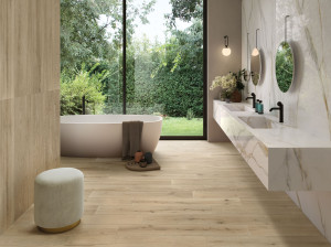 Пол / облицовка керамогранита под дерево