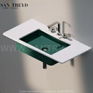 MW60SP5020 Накладная раковина под столешницу  квадратная Ceramica Flaminia Miniwash