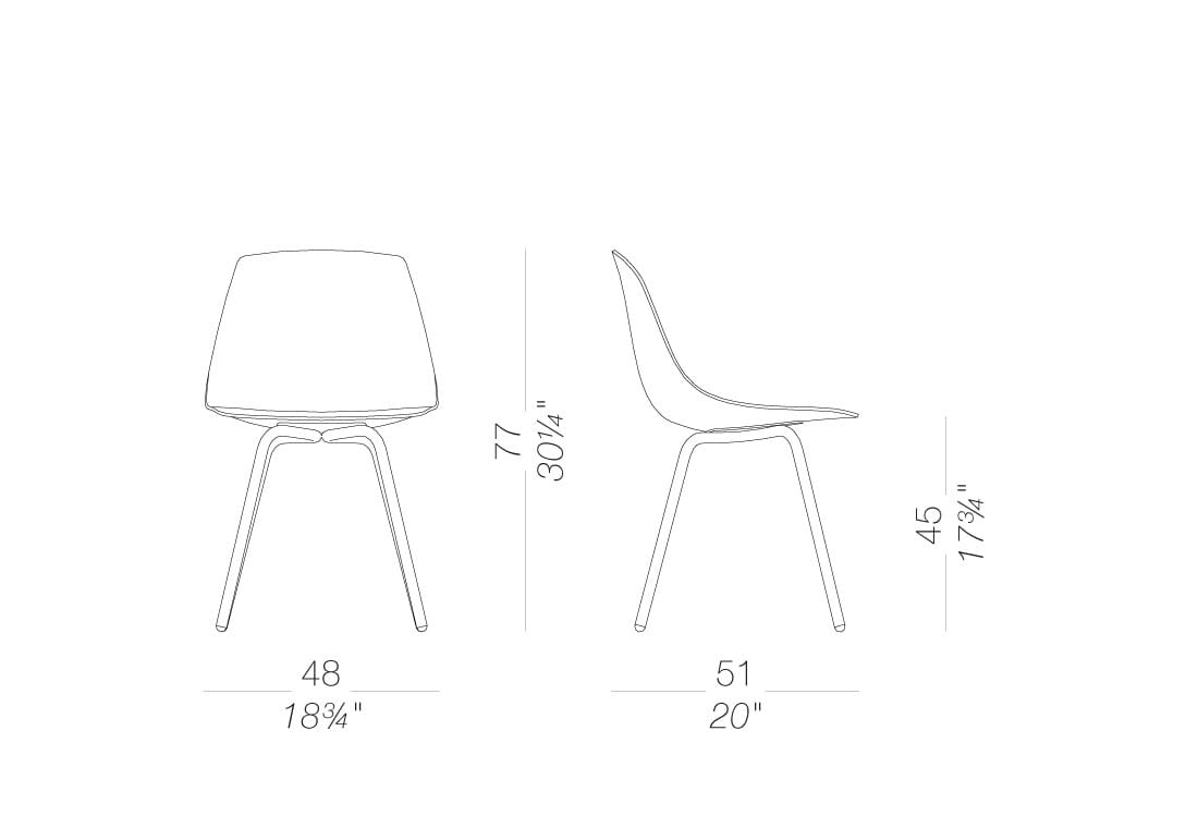 Садовый стул Lapalma MIUNN OUTDOOR ARCH-00041763 - Вид №3