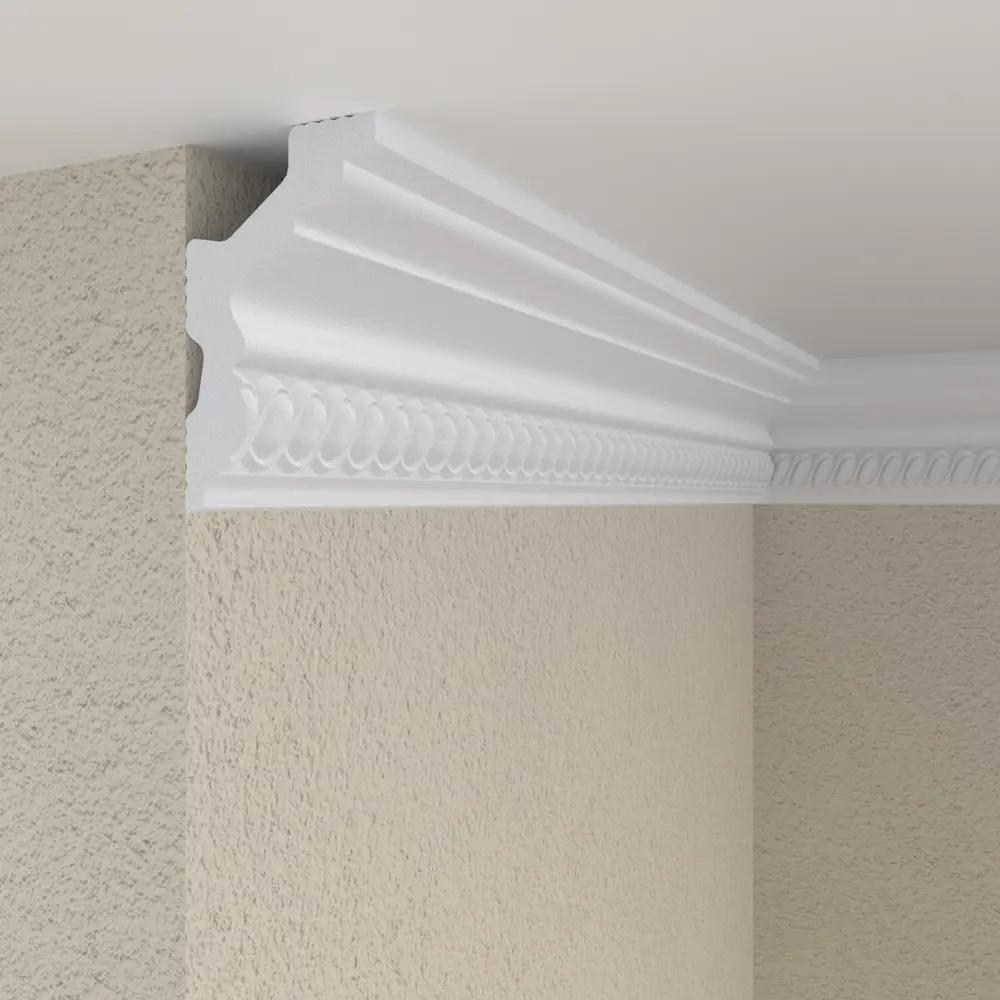Плинтус потолочный полистирол инжекционный Format 207570 белый 39x64x2000 мм STLM-2062427 - Вид №4