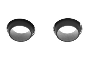 Несколько гипсовых встраиваемых светильников